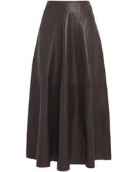 Arma - Lambskin Eleni Maxi Skirt - Lyst