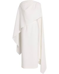 ROKSANDA - Cape-Overlay Demetria Maxi Dress - Lyst