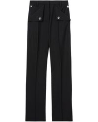 Burberry Deconstructed Pocket Tailored Pants - Black