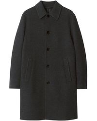 Burberry - Wool Mid-Length Car Coat - Lyst