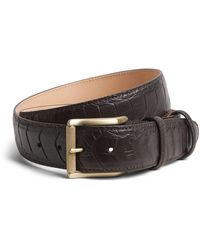 Elliot Rhodes - Ostrich Leather Belt - Lyst