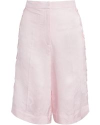 Sandro - Floral Jacquard Bermuda Shorts - Lyst