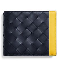 Bottega Veneta - Leather Intrecciato Bifold Wallet - Lyst