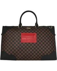 Sprayground - Katana Check Boss Pyramid Duffle Bag - Lyst