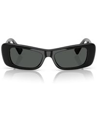 Versace - Acetate Rectangular Sunglasses - Lyst