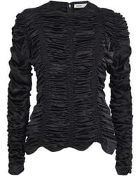 KHAITE - Silk Charmeuse Rory Blouse - Lyst