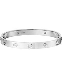 Cartier - Love Classic 4-Diamond Bracelet - Lyst