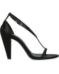 Givenchy - Leather Naked Heeled Sandals 95 - Lyst