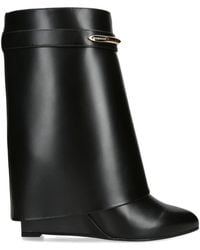 Givenchy - Leather Shark Ankle Boots 95 - Lyst