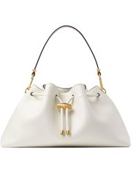 Jimmy Choo - Medium Leather Cinch Shoulder Bag - Lyst