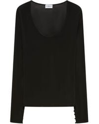 Marella - Jersey Scoop-Neck T-Shirt - Lyst