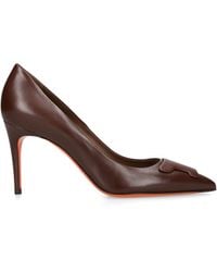 Santoni - Leather Sibille Pumps 85 - Lyst