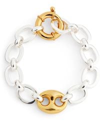 Timeless Pearly - Mixed Metal-tone Link Bracelet - Lyst