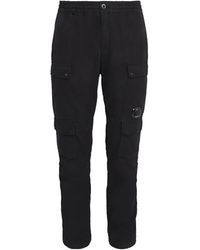 C.P. Company - Cotton Microreps Cargo Trousers - Lyst