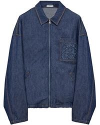 Loewe - Anagram Denim Jacket - Lyst