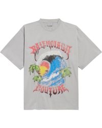 Balenciaga - Cotton Vintage Surfer T-Shirt - Lyst