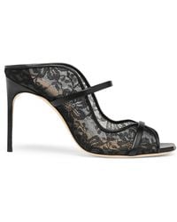 Malone Souliers - Lace Noah Heeled Sandals 90 - Lyst