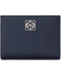 Loewe - Leather Anagram Compact Wallet - Lyst