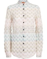 Missoni - Lamé Lace Motif Shirt - Lyst