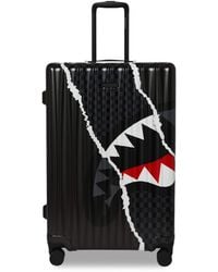 Sprayground - Centre Rip Revealing Check-In Suitcase - Lyst