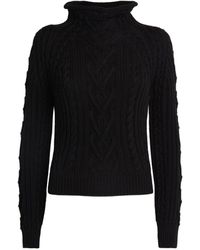 High Sport - Cotton Aran Sweater - Lyst