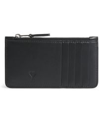 Ami Paris - Leather Zipped Card Holder - Lyst