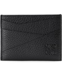 Loewe - Grained Leather Puzzle Card Holder - Lyst