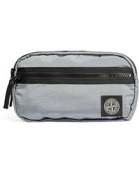 Stone Island - Coated-Nylon Logo Belt Bag - Lyst