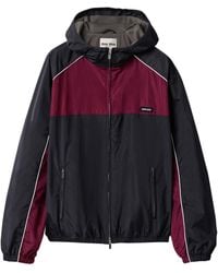 Miu Miu - Technical Hooded Jacket - Lyst