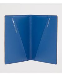 Smythson - Leather Panama Passport Cover - Lyst