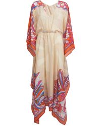 Emilio Pucci Abstrakter Druck Kaftan - Mehrfarbig