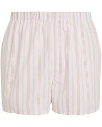 Sunspel - Striped Classic Boxer Shorts - Lyst