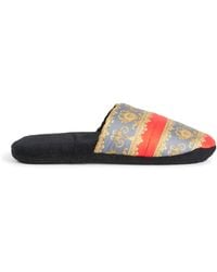 Versace - Terry Cotton Baroque Slippers - Lyst