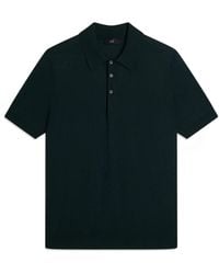 dunhill - Cotton-Mulberry Silk Polo Shirt - Lyst