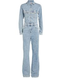 7 For All Mankind - Flared Luxe Jumpsuit - Lyst