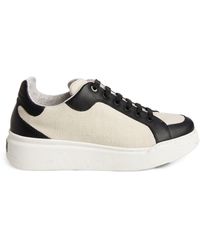 Max Mara - Canvas-leather Sneakers - Lyst