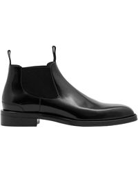 Burberry - Leather Chelsea Boots - Lyst