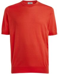 John Smedley - Knitted Kempton T-shirt - Lyst