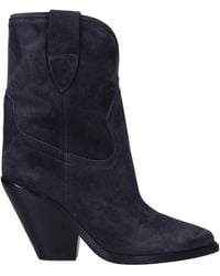 Isabel Marant - Suede Leyane Ankle Boots 90 - Lyst