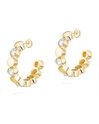 Messika - D-Vibes Mini Diamond And Hoop Earrings - Lyst