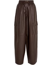 Yves Salomon - Leather Cargo Trousers - Lyst