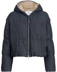 Brunello Cucinelli - Cotton Padded Jacket - Lyst