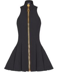 Balmain - Short Halterneck Dress - Lyst