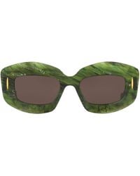 Loewe - Chunky Anagram Sunglasses - Lyst