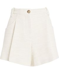 Maje - Tweed Pleated Shorts - Lyst