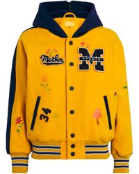 Mother - The Split Hood Team Spirit Bomber Jacket - Lyst