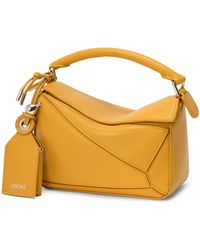 Loewe - X Paula's Ibiza Mini Lambskin Puzzle Top-Handle Bag - Lyst