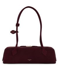 Alaïa - Medium Suede Le Teckel Shoulder Bag - Lyst
