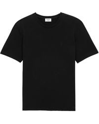 Saint Laurent - Round Neck T-Shirt - Lyst