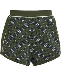 Wales Bonner - Power Check Shorts - Lyst